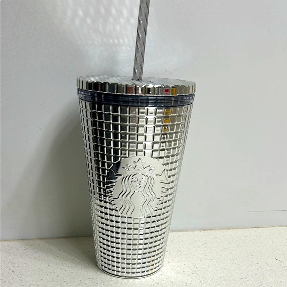 Starbucks NEW Disco Ball Venti Plastic Tumbler